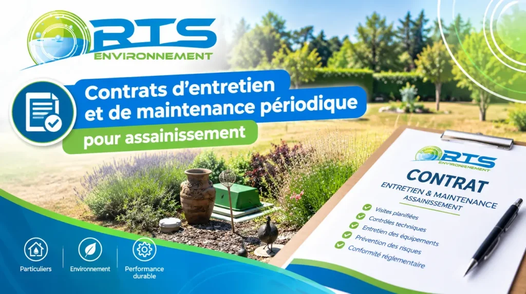 Contrats d'entretien et de maintenance périodique pour assainissement​