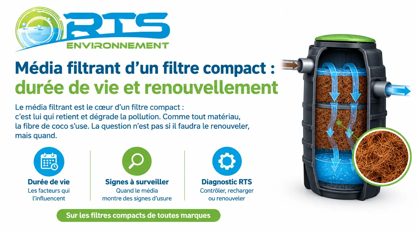 média-filtrant-dun-filtre-compact-dure-de-vie